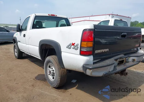 2005 GMC Sierra 2500Hd Work Truck z USA, uszkodzony, nr VIN 1GTHK24U75E134519